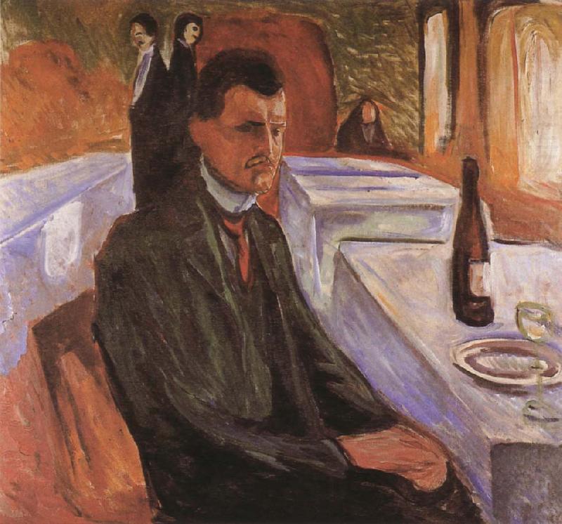 Self-Portrait, Edvard Munch